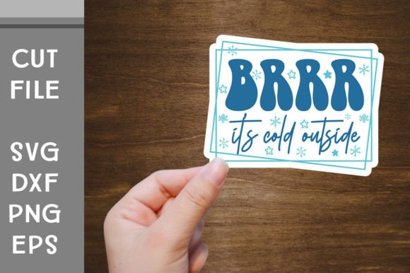 Download Winter Sticker SVG Cut File - Winter sticker svg Collection