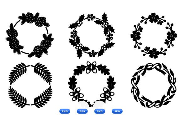 Download Holiday Wreath SVG Collection - Holiday Collection