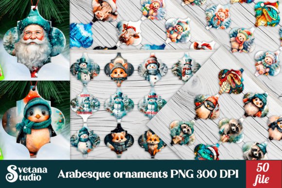 Download Arabesque Christmas Ornaments Bundle - Premium Bundle