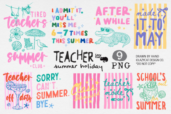 Download Teacher Summer School Holiday PNG Bundle - Holiday Collection