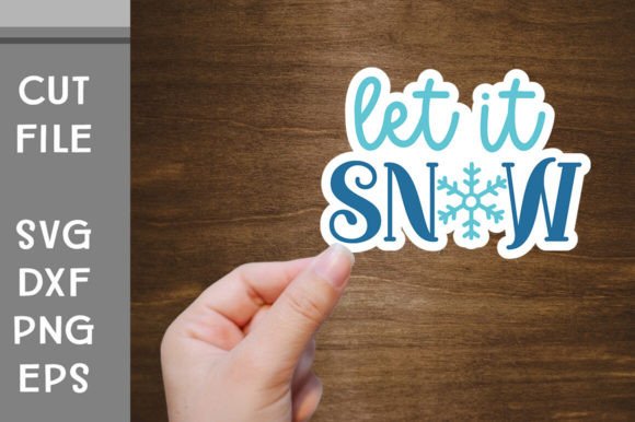 Download Winter Sticker SVG Cut File - Winter sticker svg Collection