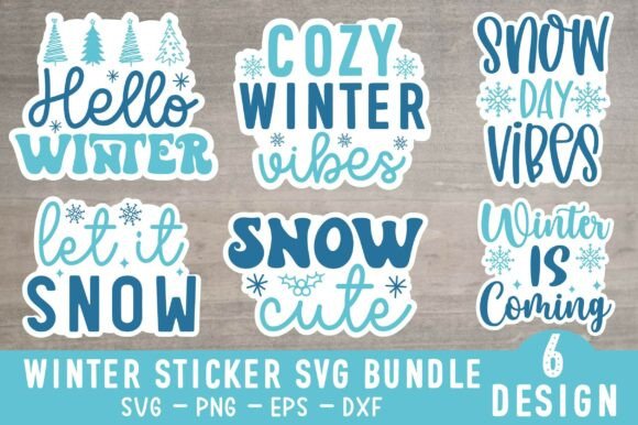 Download Winter Sticker SVG - Winter sticker svg Collection