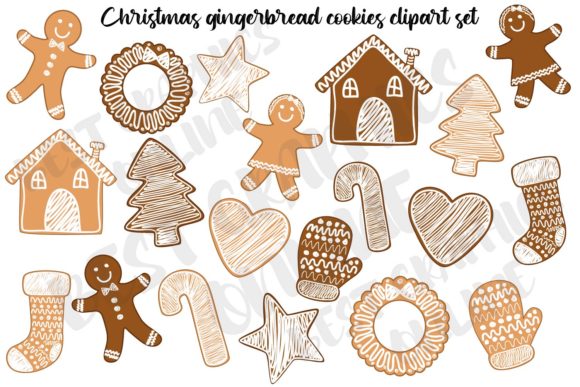 Download Holiday Christmas Cookies Clipart Set - Holiday Collection
