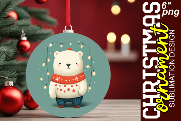 Download Holiday Cheer Teddy Ornament Graphic - Holiday Collection