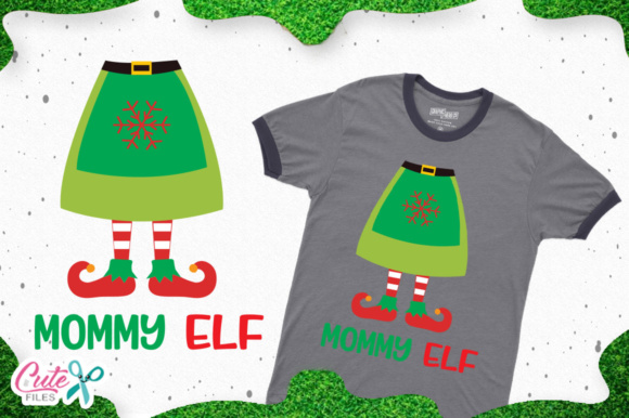 Download Mommy Elf, Christmas Cut Files for Crafters - Christmas cut file Collection