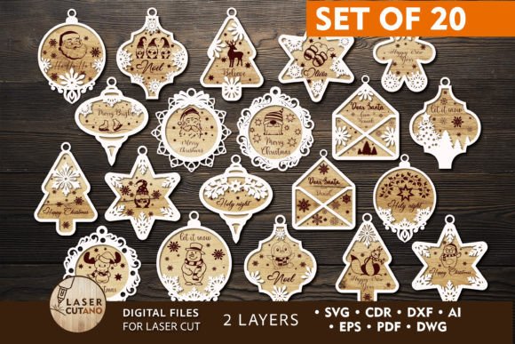 Download CHRISTMAS ORNAMENTS BUNDLE - Premium Resources