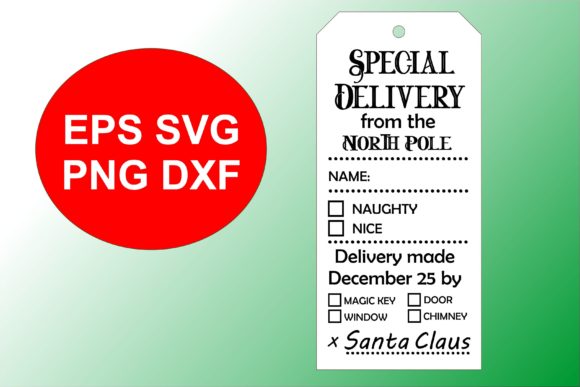 Download North Pole Delivery Christmas Cut File - Christmas cut file Collection