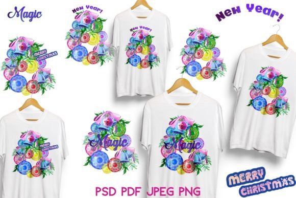 Download 4 Holiday Designs with Lettering - Holiday Collection