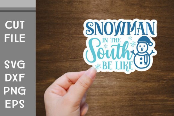 Download Winter Sticker SVG Cut File - Winter sticker svg Collection