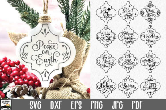 Download Arabesque Christmas Ornaments Bundle - Premium Resources