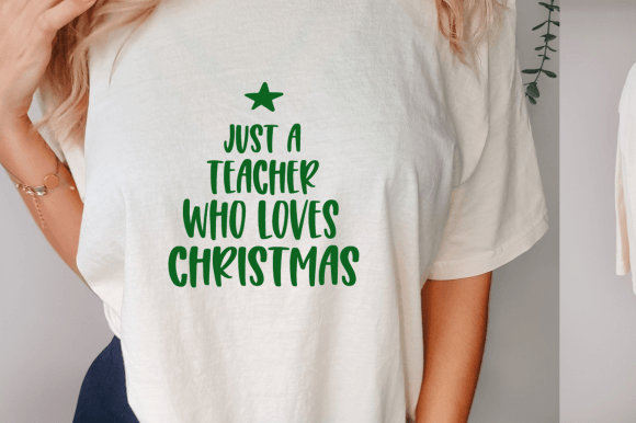 Download Teacher Christmas Cut File for Cricut - Christmas cut file Collection
