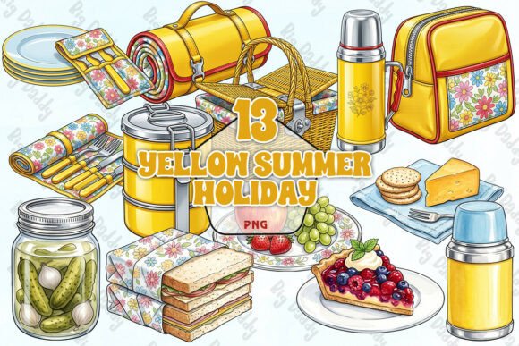 Download Yellow Summer Holiday PNG - Holiday Collection