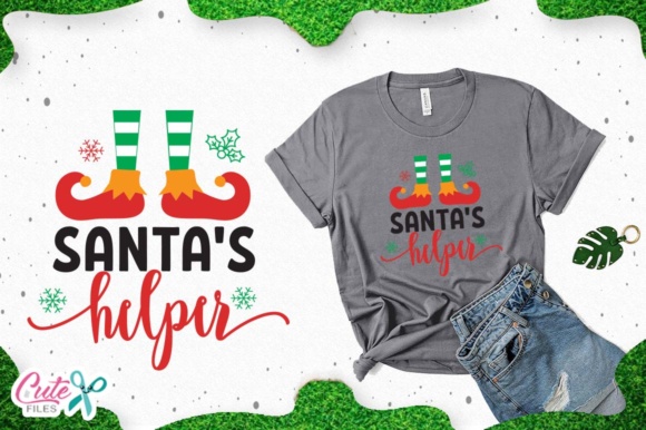 Download Santa`s Helper, Christmas Cut Files for Crafters - Christmas cut file Collection