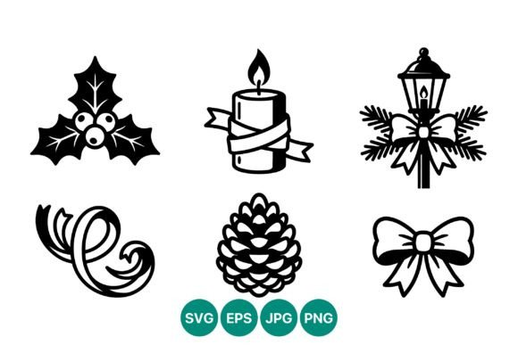 Download Christmas Holiday Decorations Vector - Holiday Collection