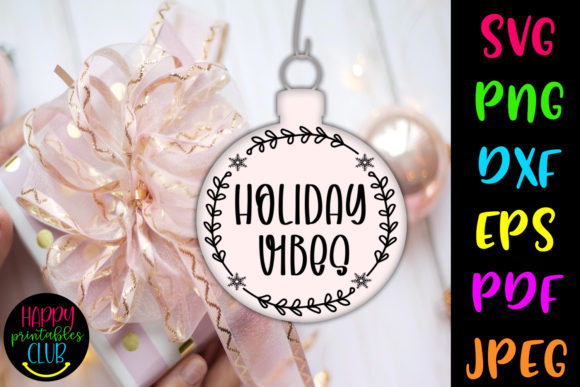 Download Christmas Round Ornaments SVG- Holidays - Holiday Collection