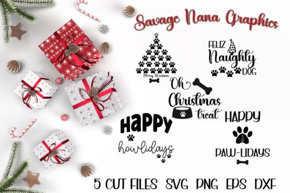 Download A Very Doggy Christmas Cut Files - Christmas cut file Collection