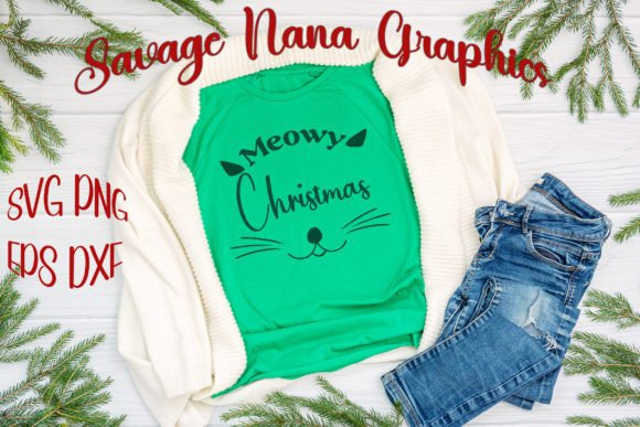 Download Meowy Christmas Cut Files - Christmas cut file Collection